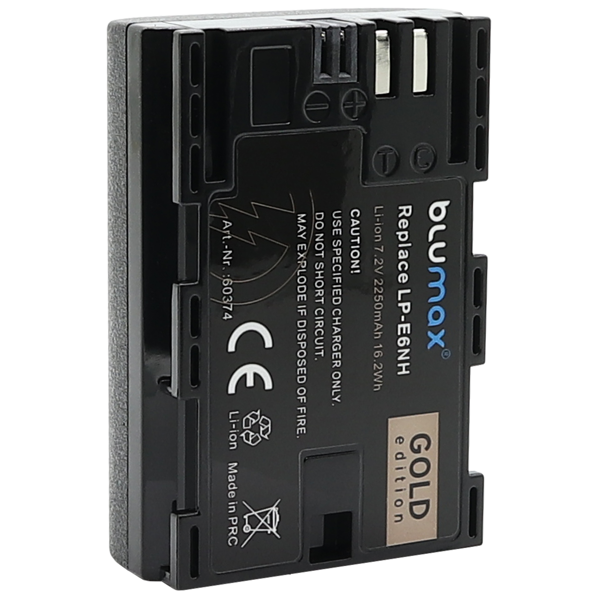 Akku für Canon LP-E6NH | 60374 | EOS R6 R5 R 80D 90D 5DS LP-E6N LP-E6
