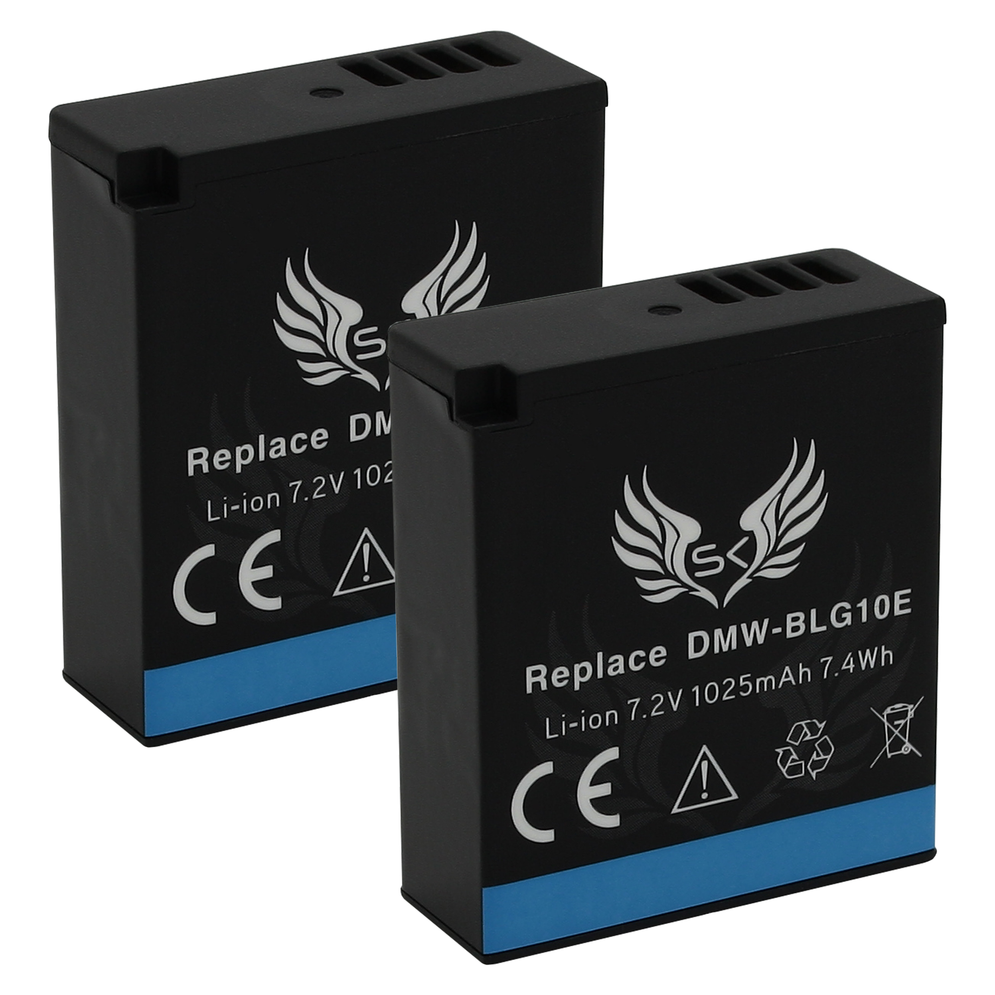 2x SK Akku für Panasonic DMW-BLG10E 1025mAh | 1065238